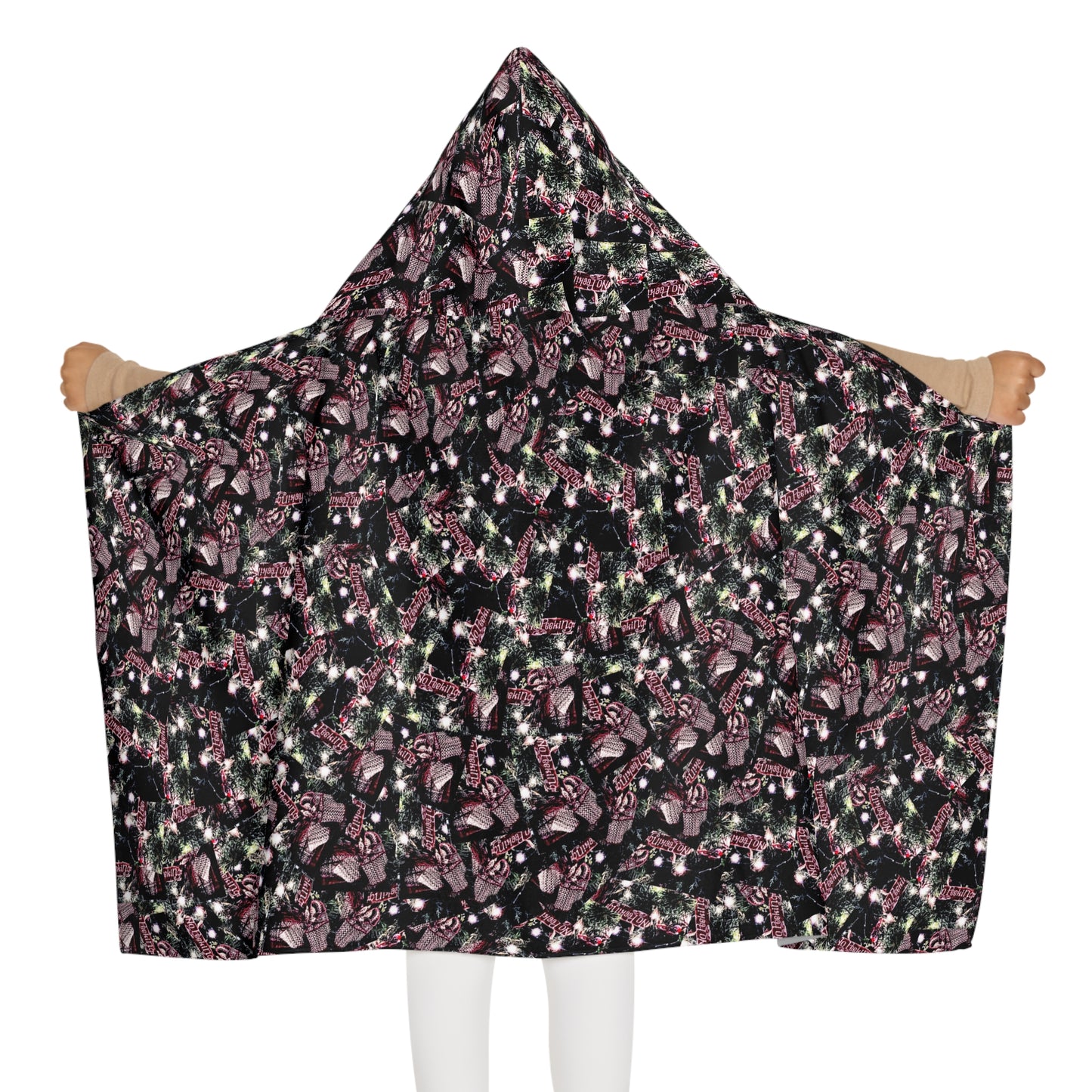 Christmas Youth Hooded Towel - Custom Rustic Farmhouse Design