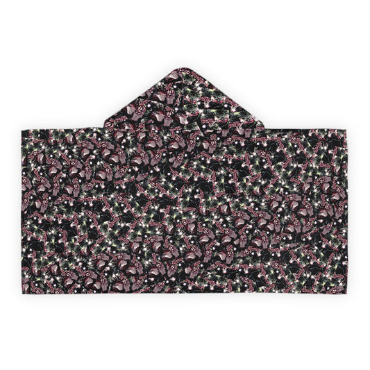 Christmas Youth Hooded Towel - Custom Rustic Farmhouse Design