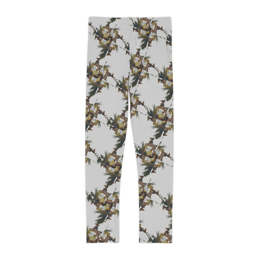 Rustic Reindeer Kids Leggings - Christmas Holiday Apparel