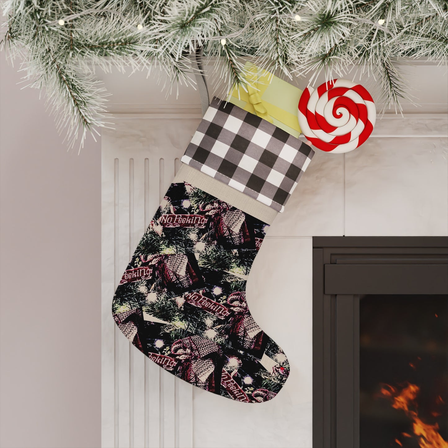 Rustic Christmas Stocking