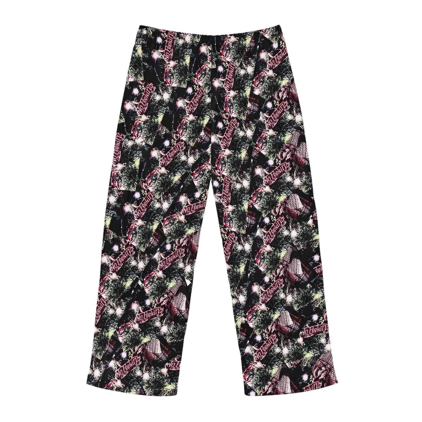 Cozy Men's Pajama Pants with Abstract Print - Perfect for Relaxation and Sleep