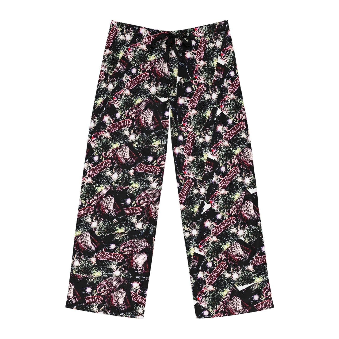 Cozy Men's Pajama Pants with Abstract Print - Perfect for Relaxation and Sleep
