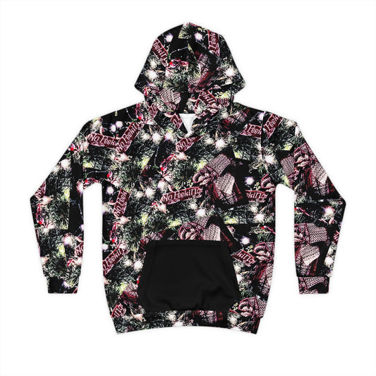 Kids Christmas Hoodie No Peeking Custom Design