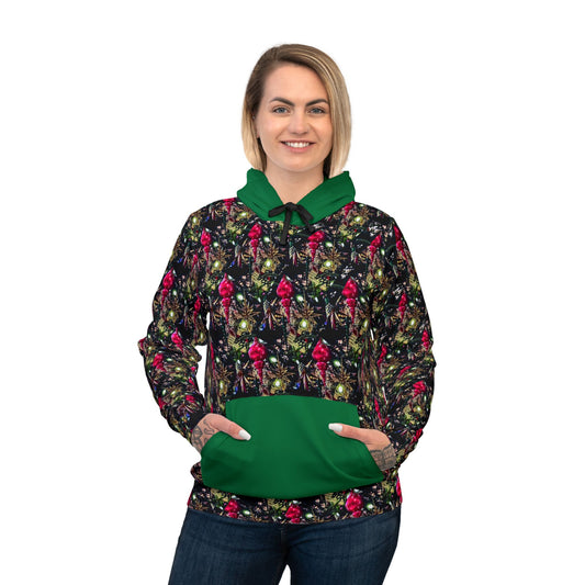 Christmas Unisex Athletic Hoodie — Custom All-Over Print