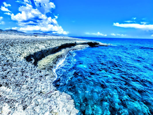 The Beautiful "Jagged Edge" coast of Curacao.